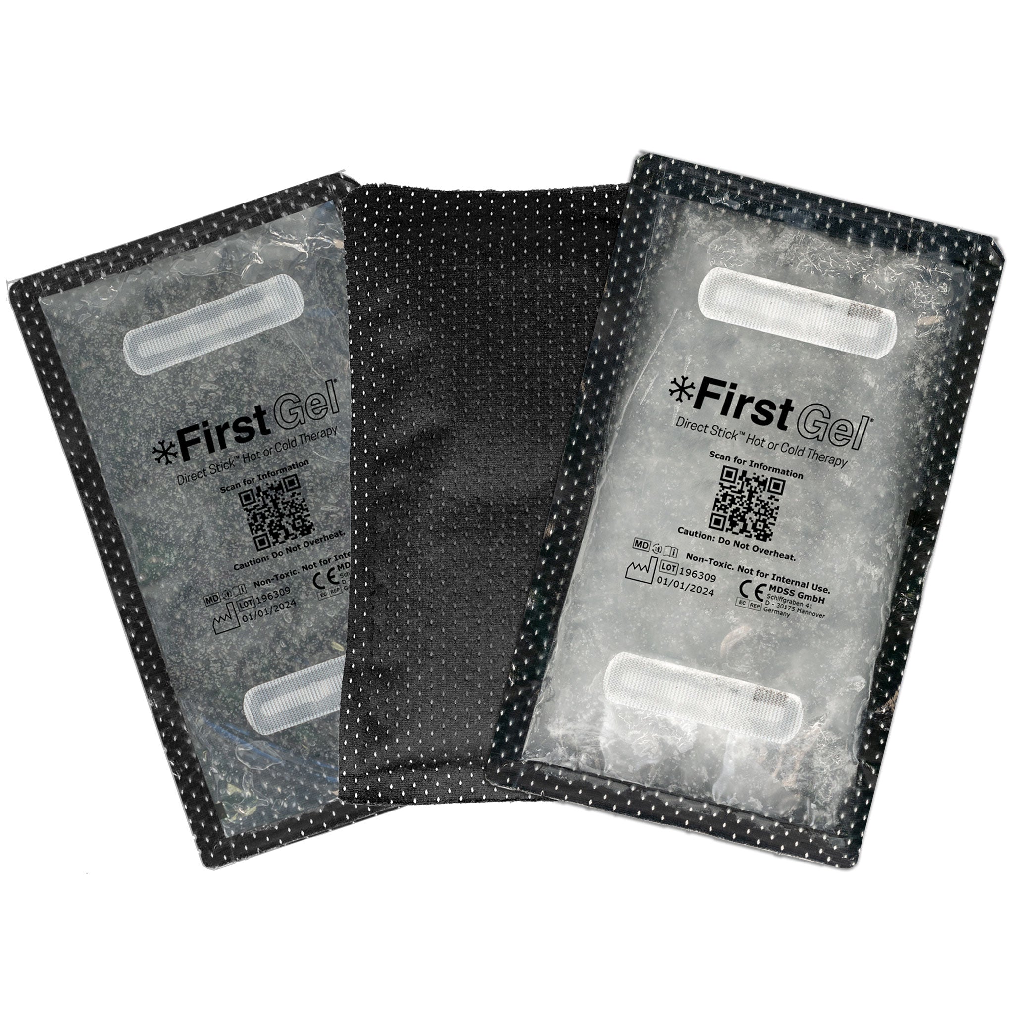 First Gel® Direct Stick™ | Hot & Cold Therapy Gel Packs (2-Pack)