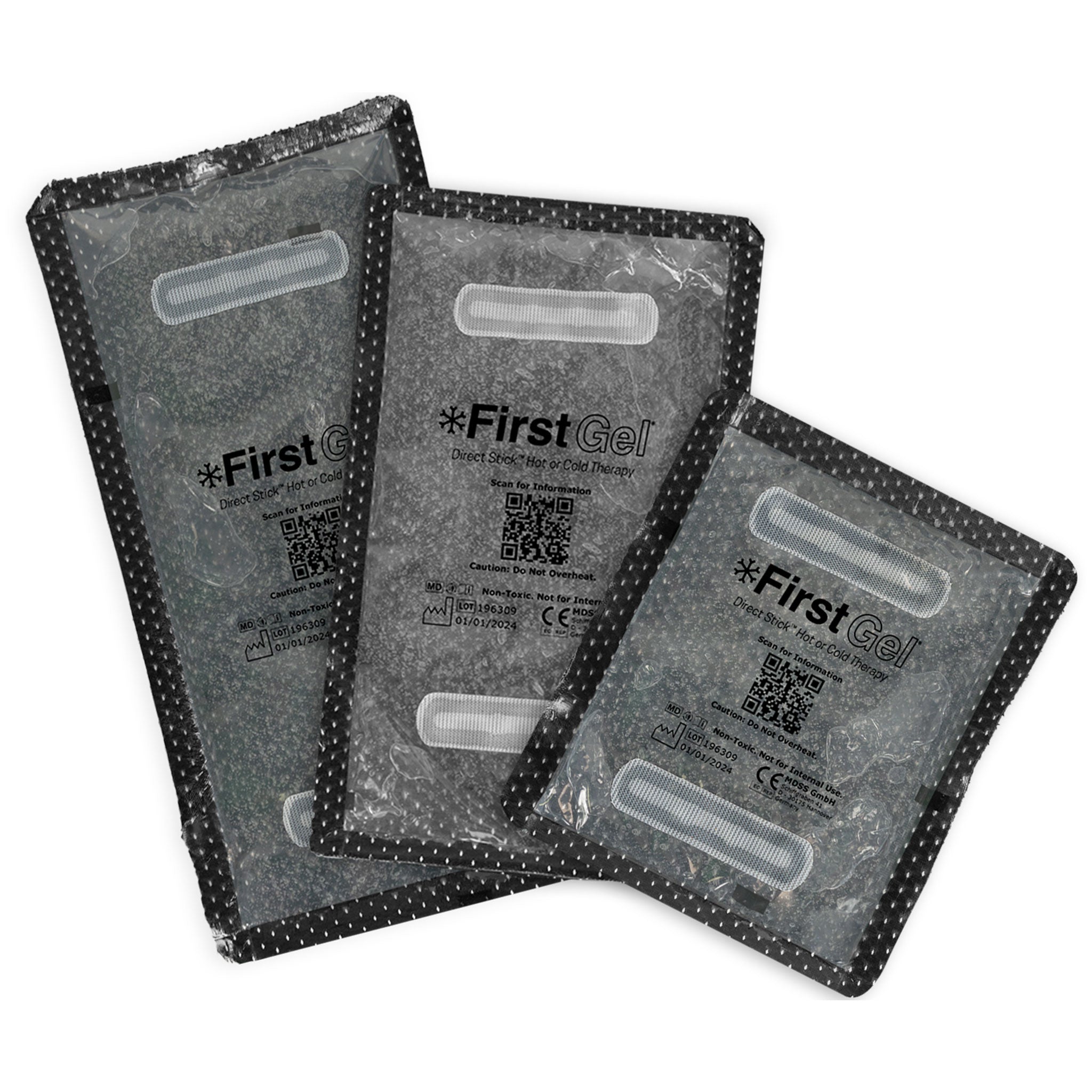 First Gel® Direct Stick™ | Hot & Cold Therapy Gel Packs (2-Pack)