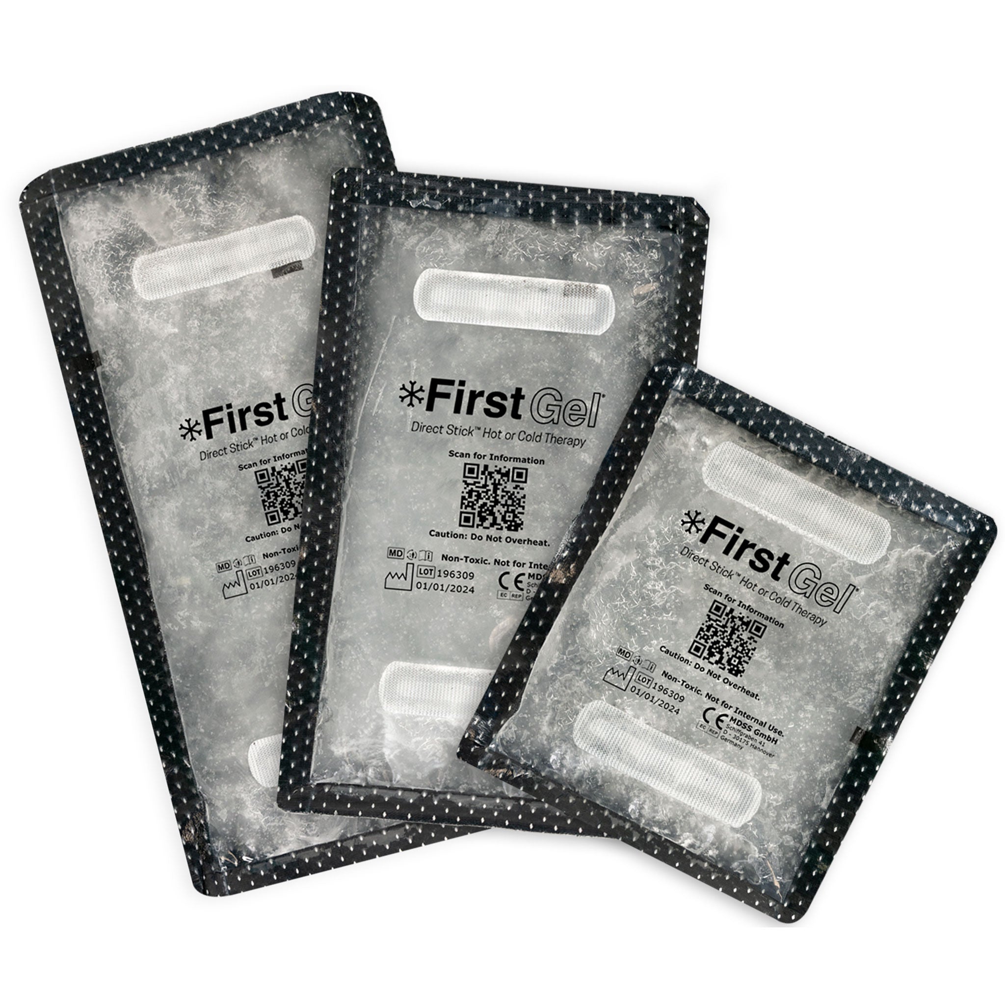 First Gel® Direct Stick™ | Hot & Cold Therapy Gel Packs (2-Pack)