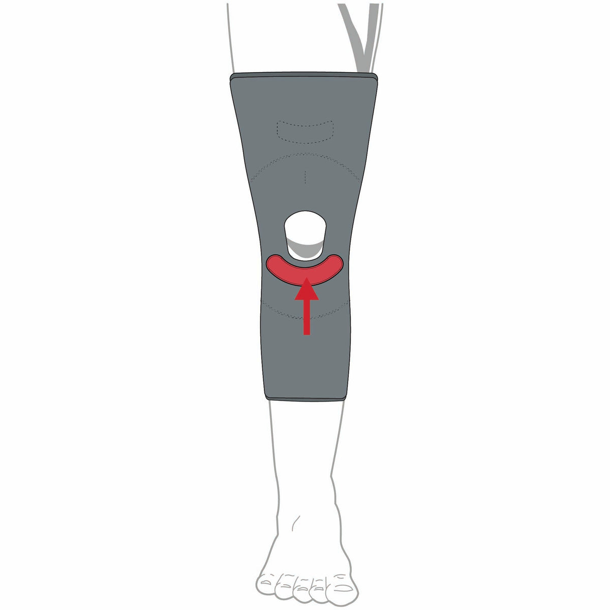 Inferior Patella Stabilizer – Adjustable Patellar Support Sleeve