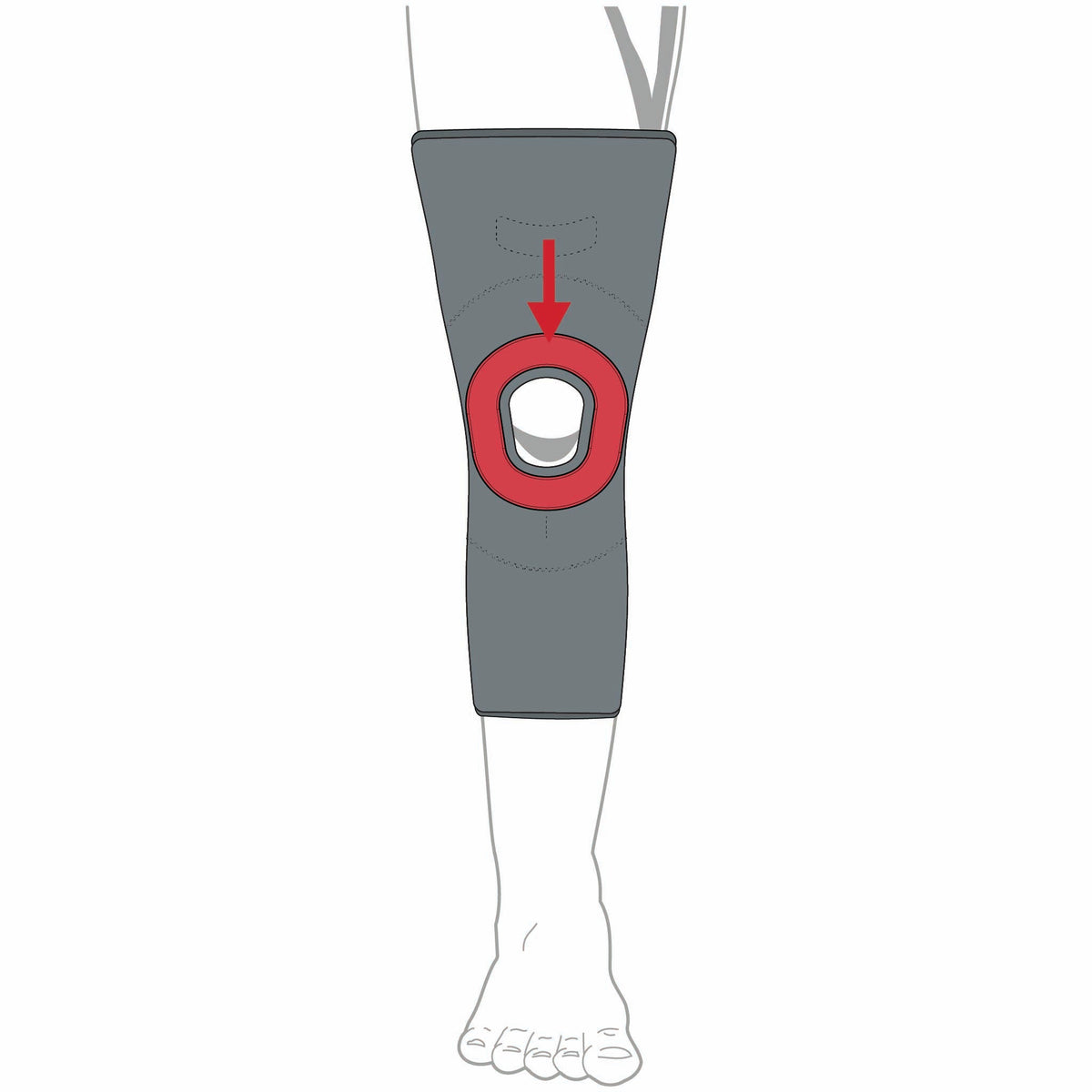 Donut Patella Stabilizer – Patellar Support Knee Sleeve