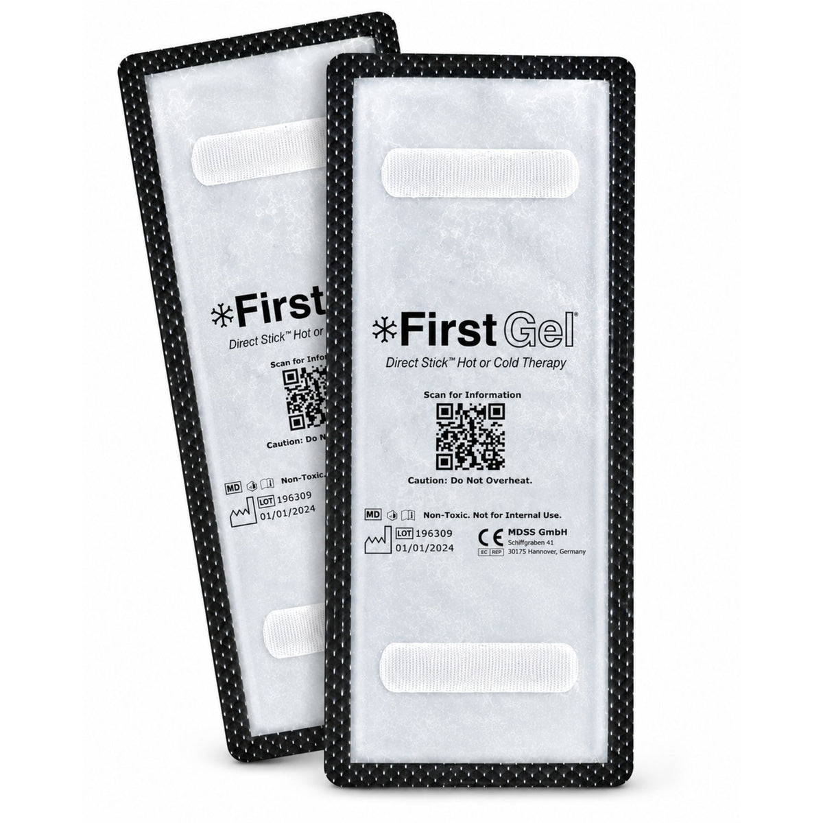 Reusable Hot & Cold Therapy Gel Packs | Ice Pack & Heat Pack for Pain Relief | First Gel® Direct Stick™