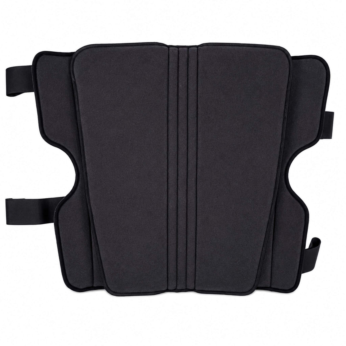 Open interior view of EzyWrap Tri-Panel Knee Immobilizer showing soft foam lining and tri-panel construction for knee stabilization and recovery support.