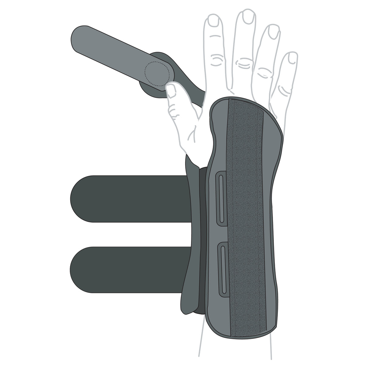 Talon Wrist Orthosis – Adjustable Wrist Brace for Sprains, Tendonitis & Carpal Tunnel