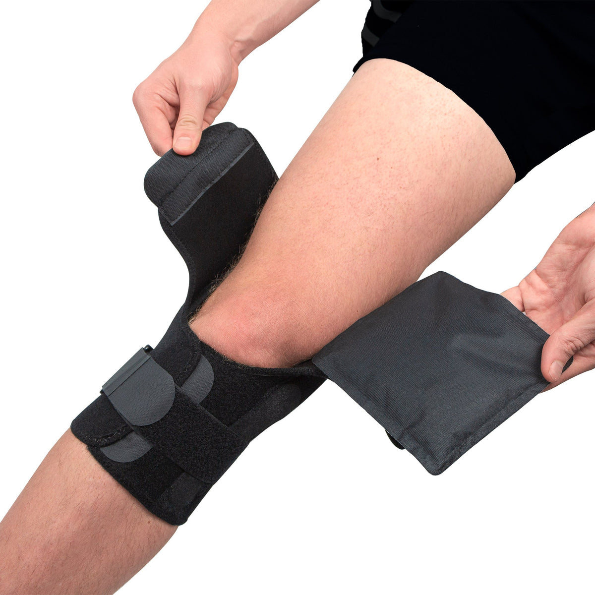 Dual Axis Hinged Knee Brace (Wrap) – Adjustable Stabilizing Support