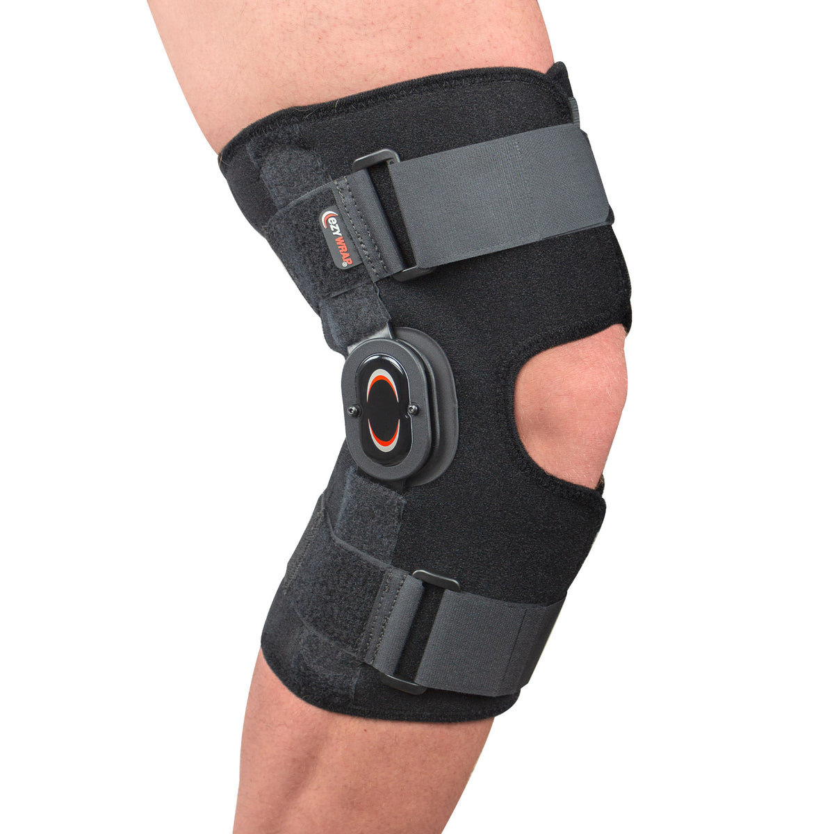 Rally Hinged Knee Wrap – Adjustable ROM Stabilizing Knee Brace