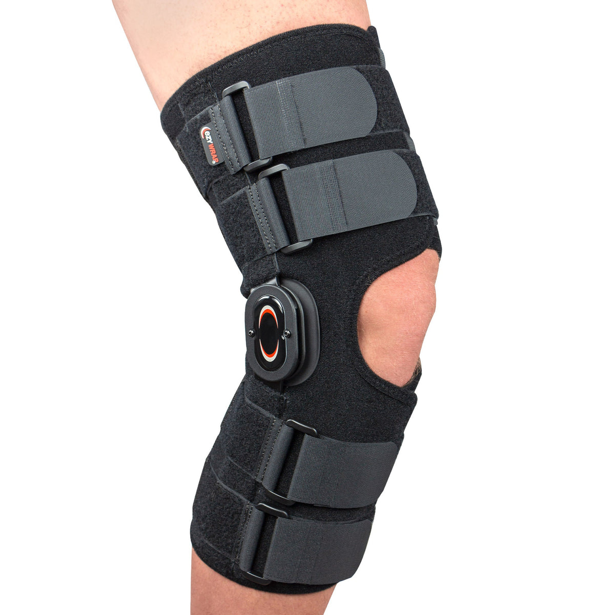 Rally Hinged Knee Wrap – Adjustable ROM Stabilizing Knee Brace
