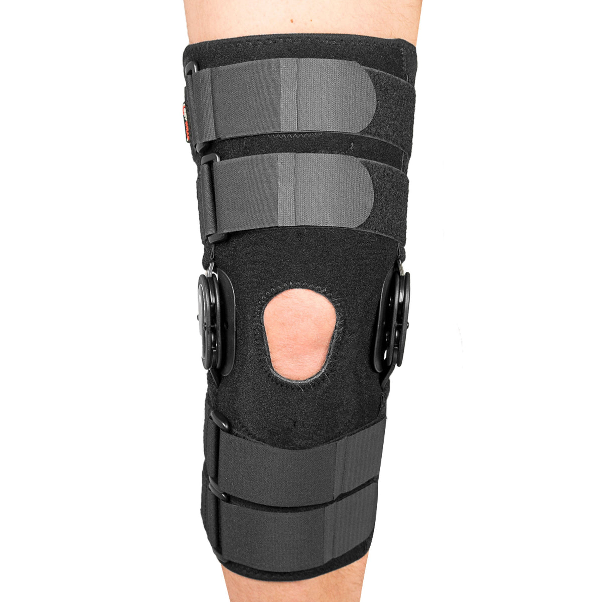 Rally Hinged Knee Brace (Pull-Up) – Adjustable Dual-Axis Support