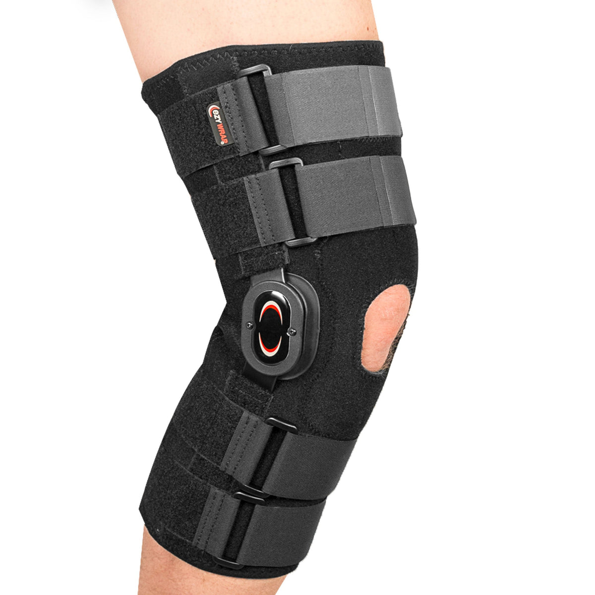 Rally Hinged Knee Brace (Pull-Up) – Adjustable Dual-Axis Support