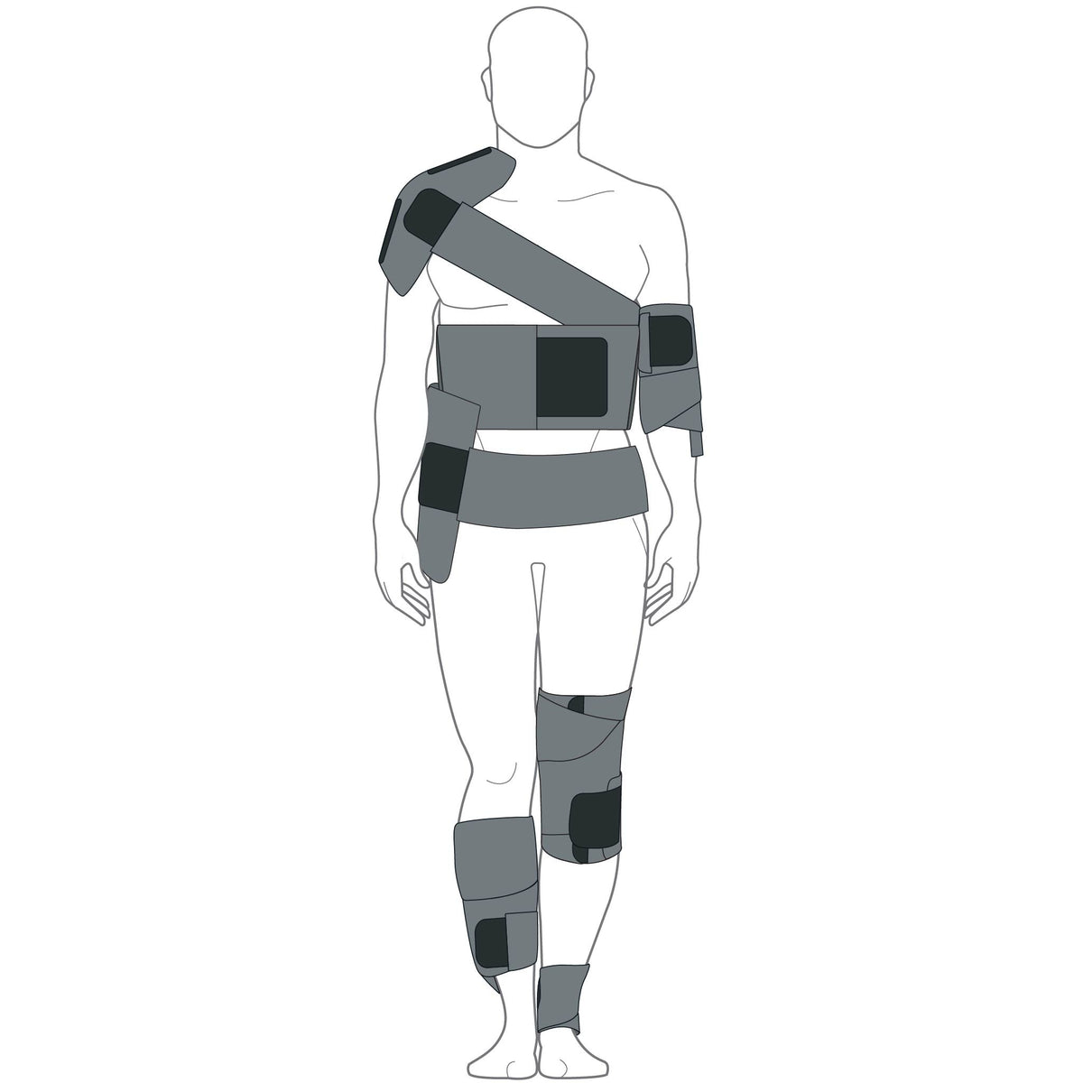 Universal Compression Therapy System – Hot/Cold Multi-Use Wrap