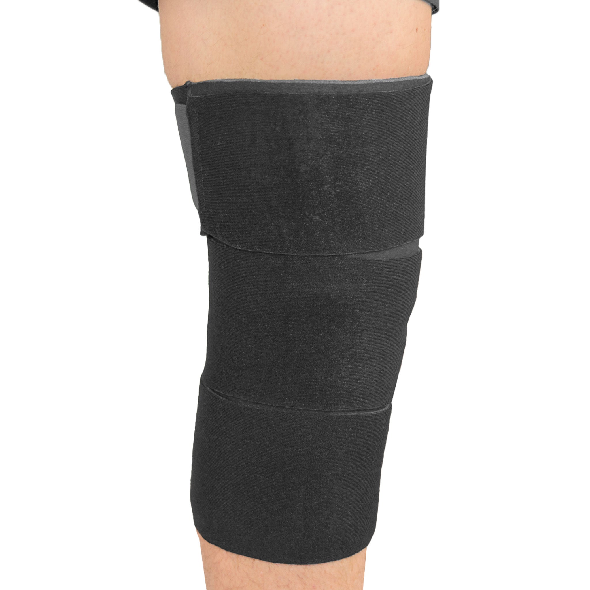 Leg Compression Sleeve with Compression Strap 1 Pack, Long Knee