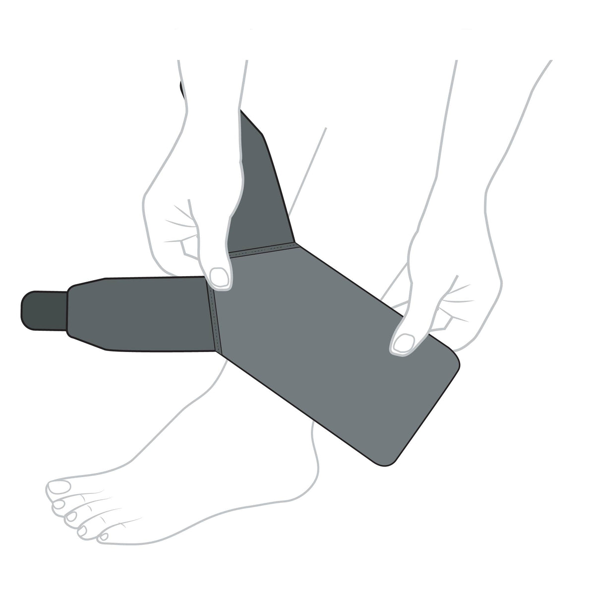 Universal Ankle Therapy System – Hot & Cold Compression Wrap