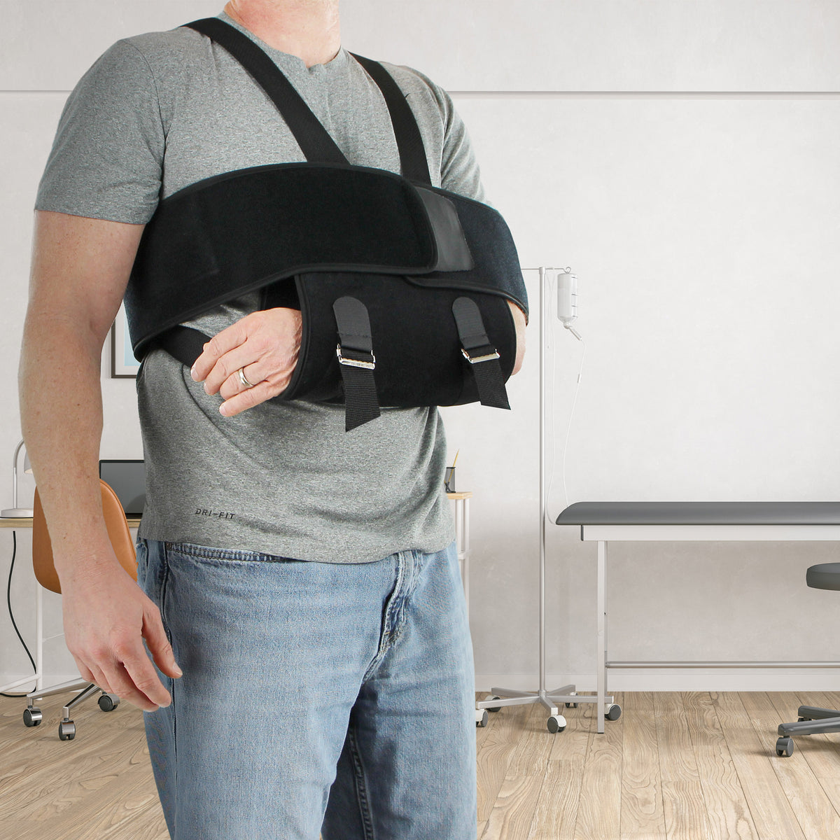 Sling and Swathe Shoulder Immobilizer for Post-Op & Injury Recovery